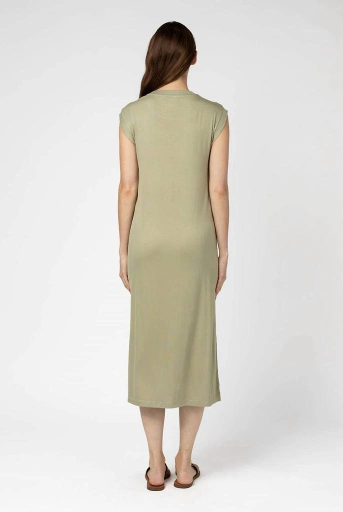 MOD REF Knit Rayon Dress In Sage 2