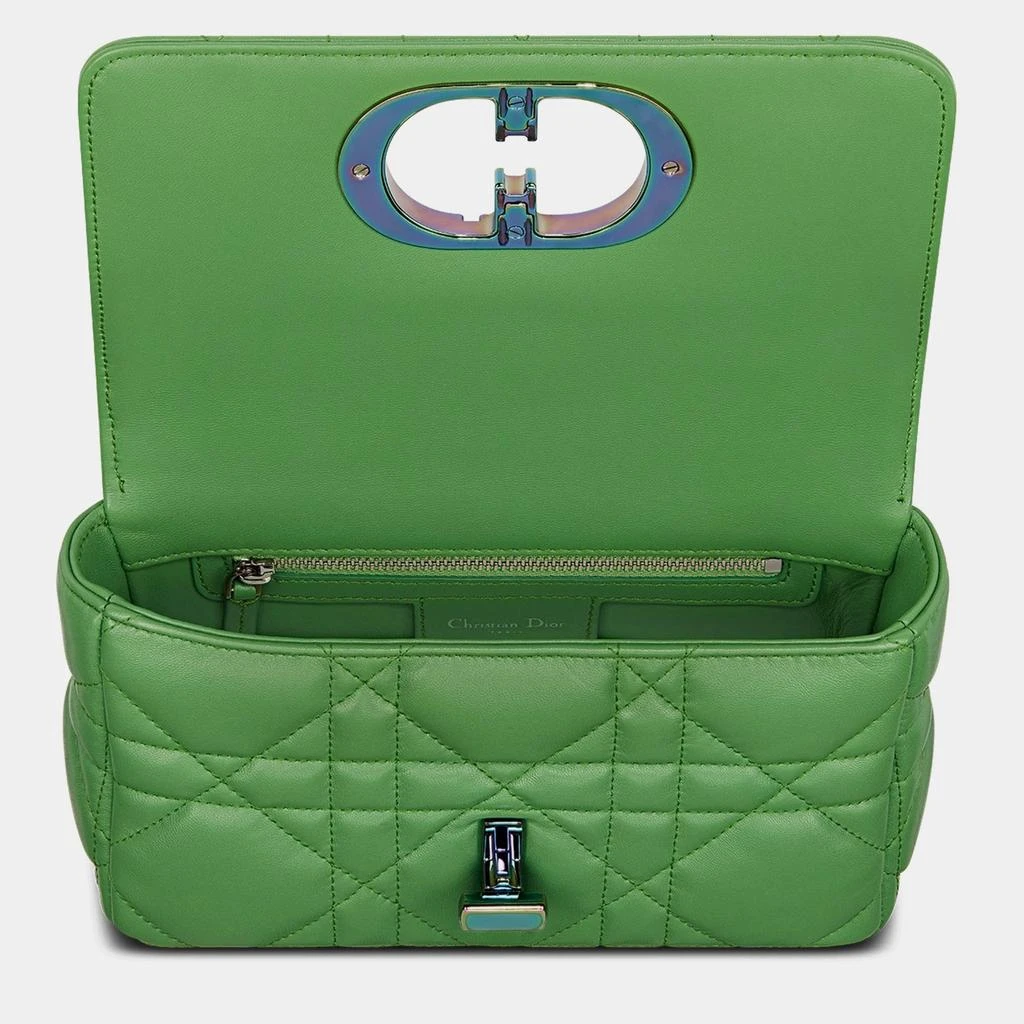 Dior Christian Dior Green calfskin Small Dior Caro Bag 5