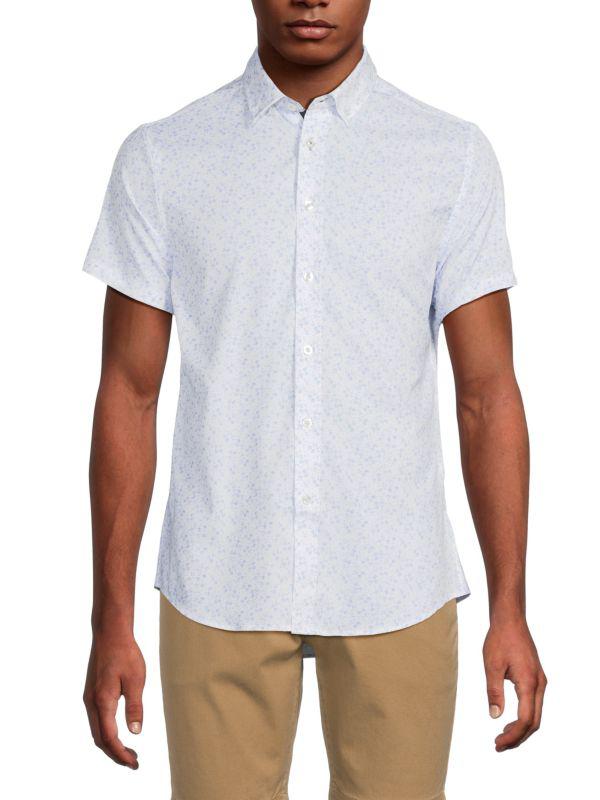 Report Print Short Sleeve Shirt