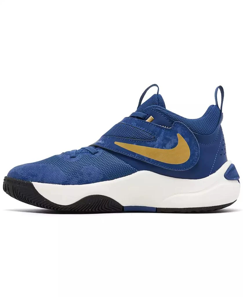 NIKE Big Kids' Team Hustle D 11 Fastening Strap Basketball Sneakers from Finish Line 5