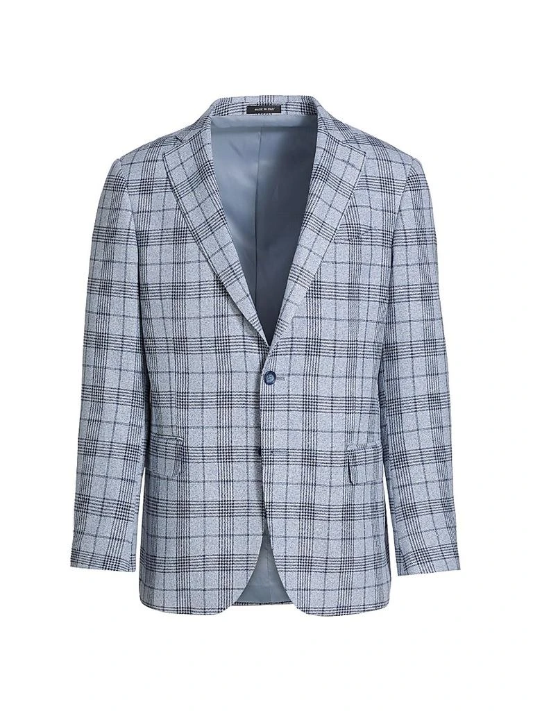 Saks Fifth Avenue COLLECTION Glen Check Wool-Blend Sport Coat 1