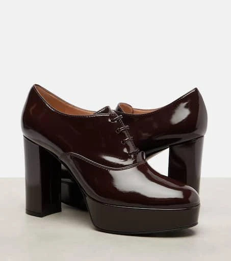 Gianvito Rossi 70 lace-up leather platform pumps 5