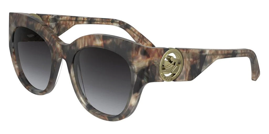 NWT Longchamp Women\'s 52 mm Marble Brown Beige Sunglasses Longchamp LO757S 211 Sunglasses Women main image 4