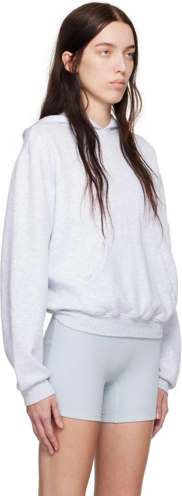 SKIMS Gray Cotton Fleece Classic Hoodie 2