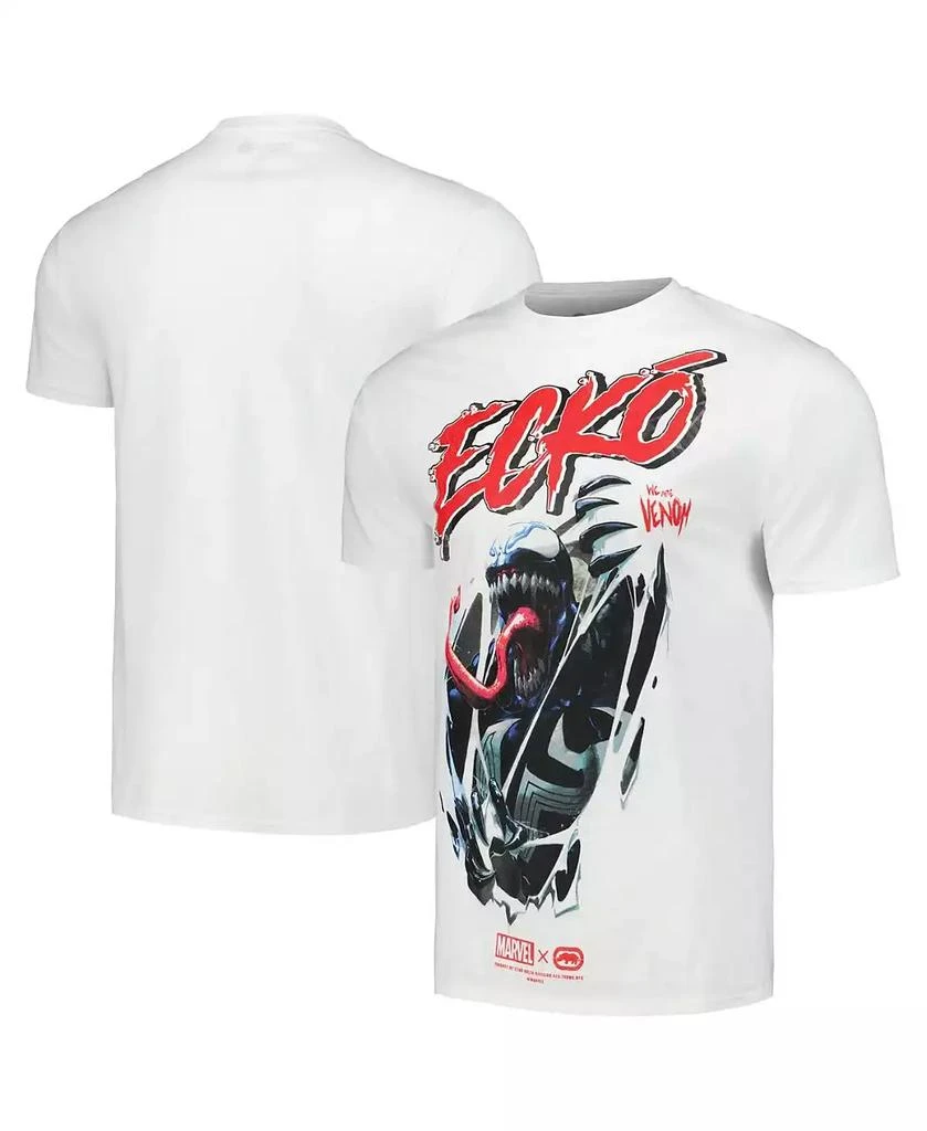 Ecko Unltd Men's and Women's Unlimited White Venom Vengeance T-shirt 1