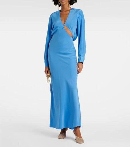 Shop Cutout silk maxi dress on Sale at BeyondStyle  Get 50% Off Cutout  silk maxi dress with Limited-Time Flash Deals, Exclusive Discounts, and  Special Offers. Enjoy Unbeatable Savings on Cutout silk