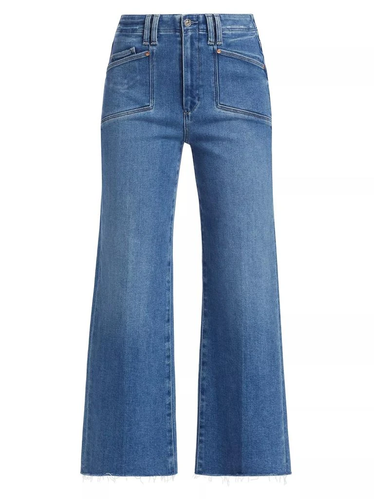 Paige Anessa Raw Wide-Leg Jeans 1