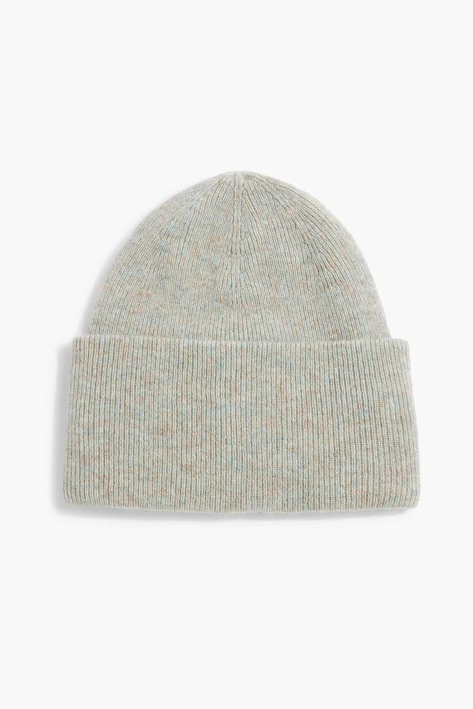 Holden Ribbed wool and cashmere-blend beanie 1