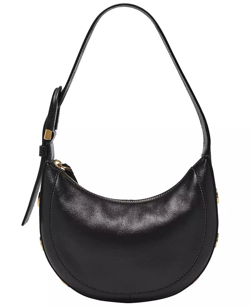 Fossil Harwell Leather Crescent Bag 1