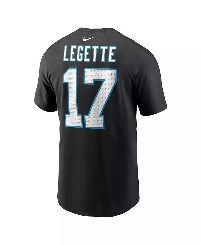 NIKE Men's Xavier Legette Black Carolina Panthers 2024 NFL Draft First Round Pick Name Number T-Shirt 3