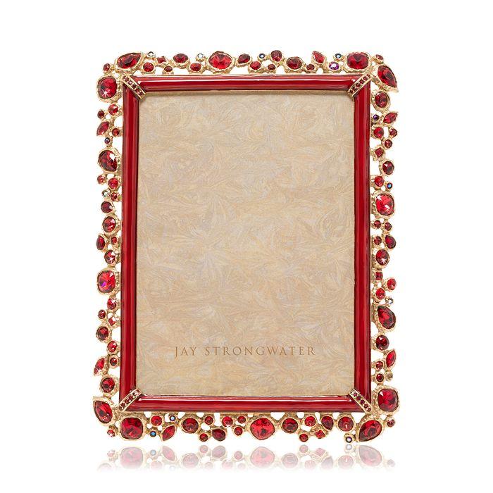 Jay Strongwater Leslie Bejeweled Picture Frame, 5" x 7"