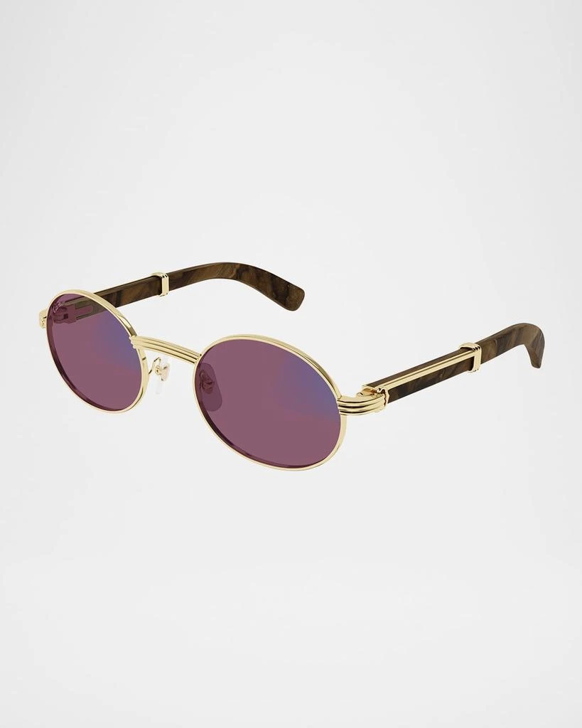 Cartier Men's CT0464SM Metal Round Optical Frames 5
