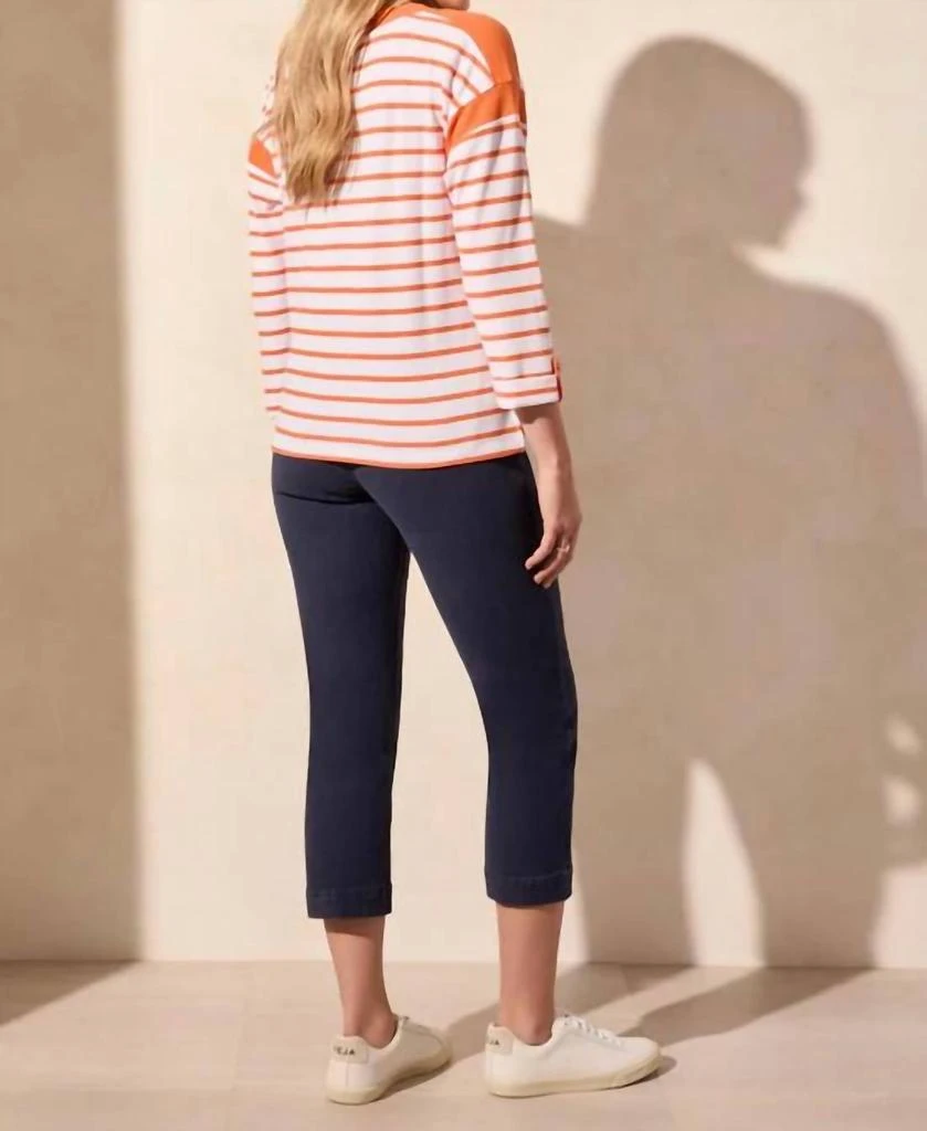 Tribal Tribal - 3/4 Sleeve Boat Neck Top 4