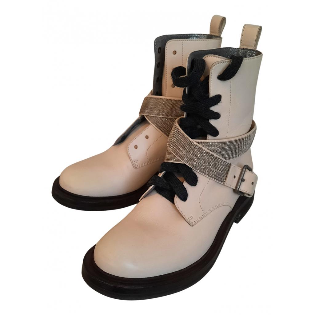 【関税＆送料込み】Brunello Cucinelli Monile Ankle Boots Brunello Cucinelli Brunello Cucinelli Monile Ankle Boots