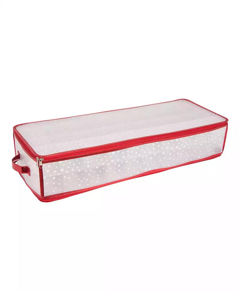 Simplify 80 Count Ornament Storage Organizer in Red