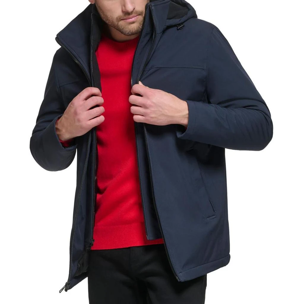 Calvin Klein Obama Mens Lined Polyester Parka Coat 1