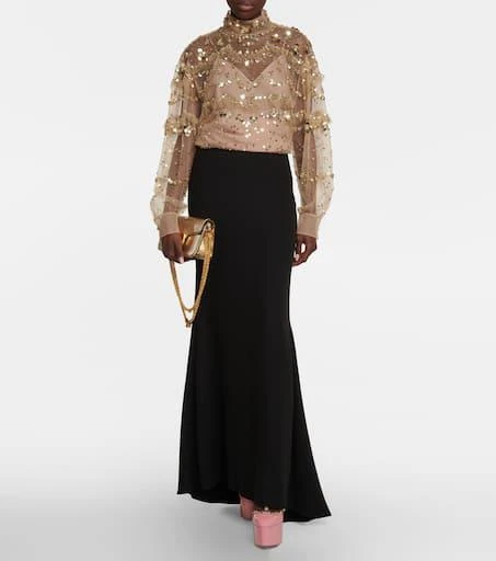 Valentino Rockstud patent leather platform pumps 2