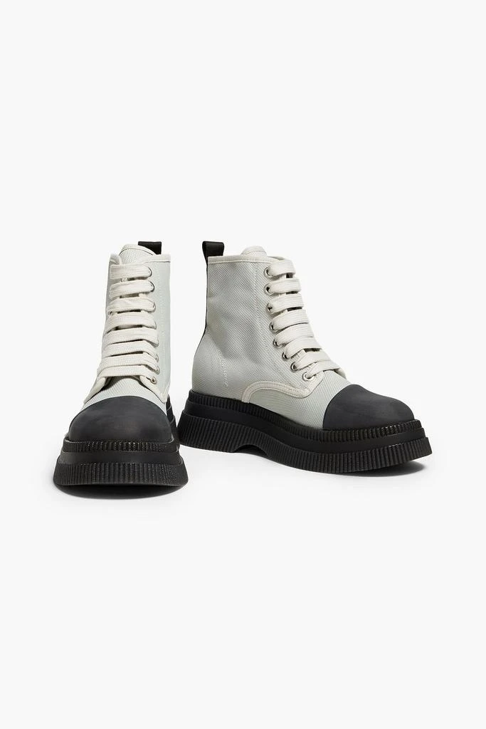 Ganni Canvas ankle boots 2