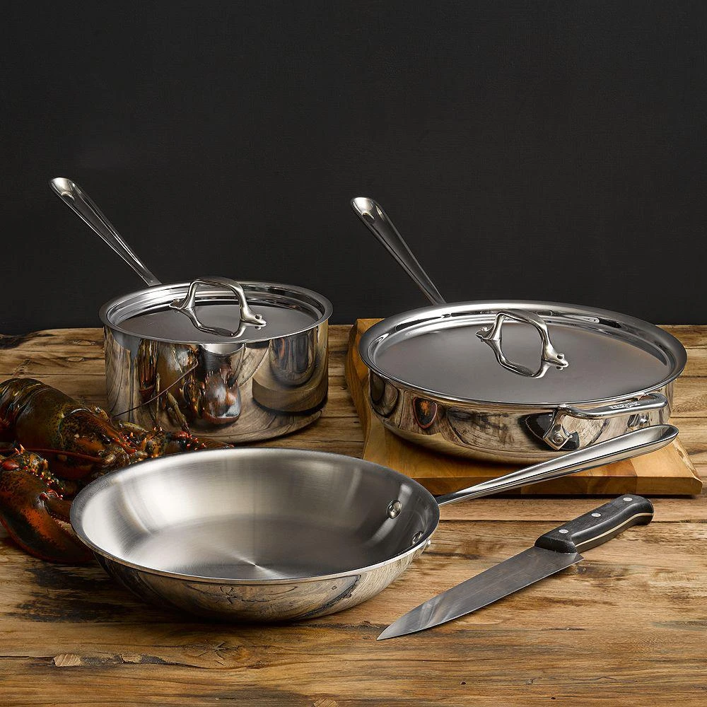 All-Clad Stainless Steel 5-Piece Cookware Set 1