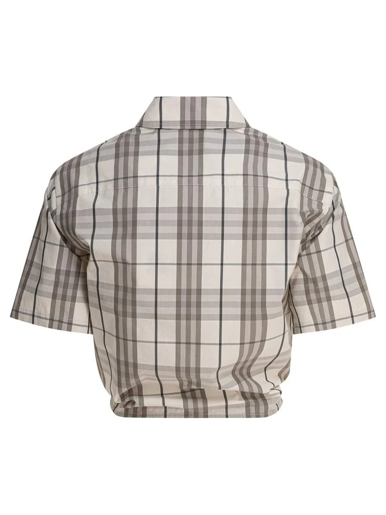 Burberry Burberry Cropped Checked Shirt 2