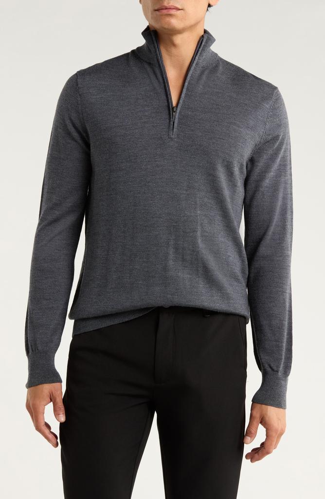 Brooks Brothers Swift Merino Wool Half Zip Pullover