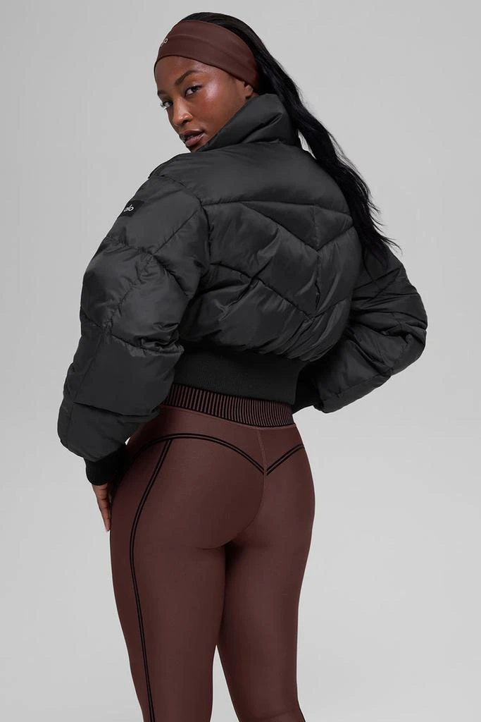 Alo Cropped Atmosphere Puffer - Chai Latte 3