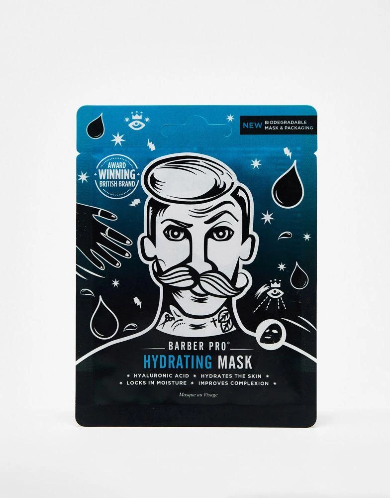 BARBER PRO BARBER PRO Hydrating Hyaluronic Acid Sheet Mask 1