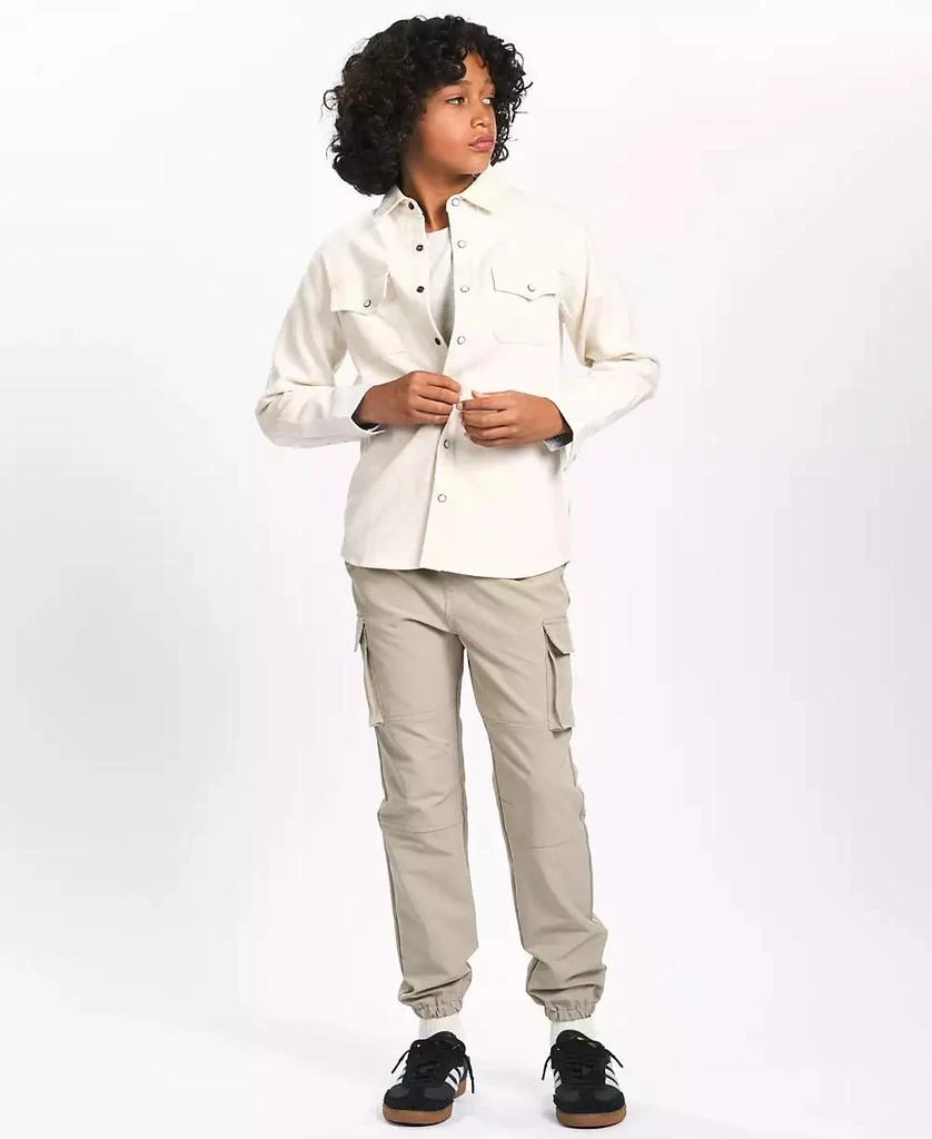 Sovereign Code Big Boys Snap Front Long Sleeve Button-Up Shirt 4