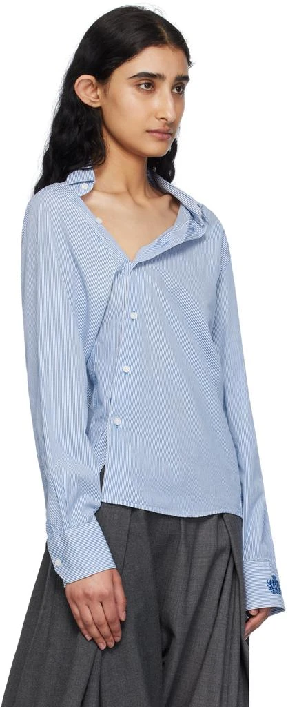 HODAKOVA Blue Asymmetric Shirt 2