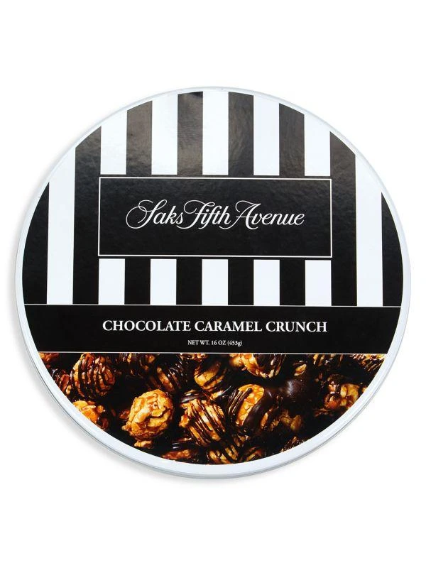 Saks Fifth Avenue Canned Chocolate Caramel Crunch Popcorn 2