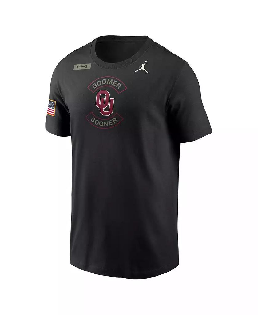 Jordan Men's Black Oklahoma Sooners 2025 Military Appreciation Dri-FIT T-Shirt