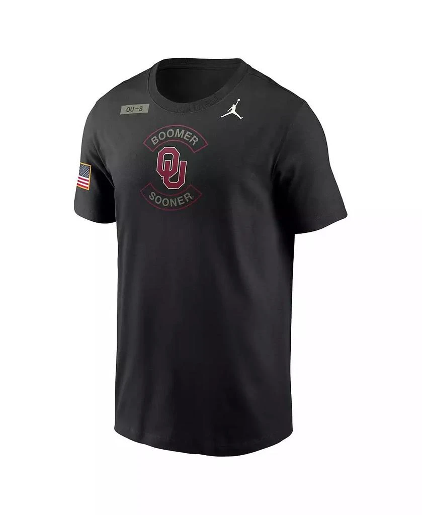 Jordan Men's Black Oklahoma Sooners 2025 Military Appreciation Dri-FIT T-Shirt 2