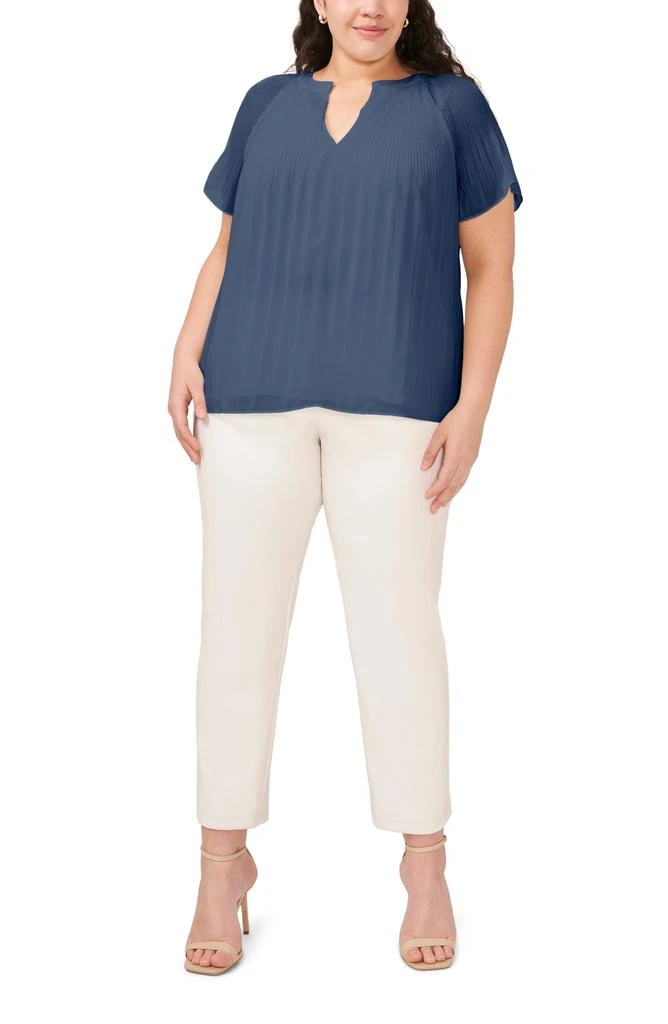Halogen Pleated Chiffon Top 4