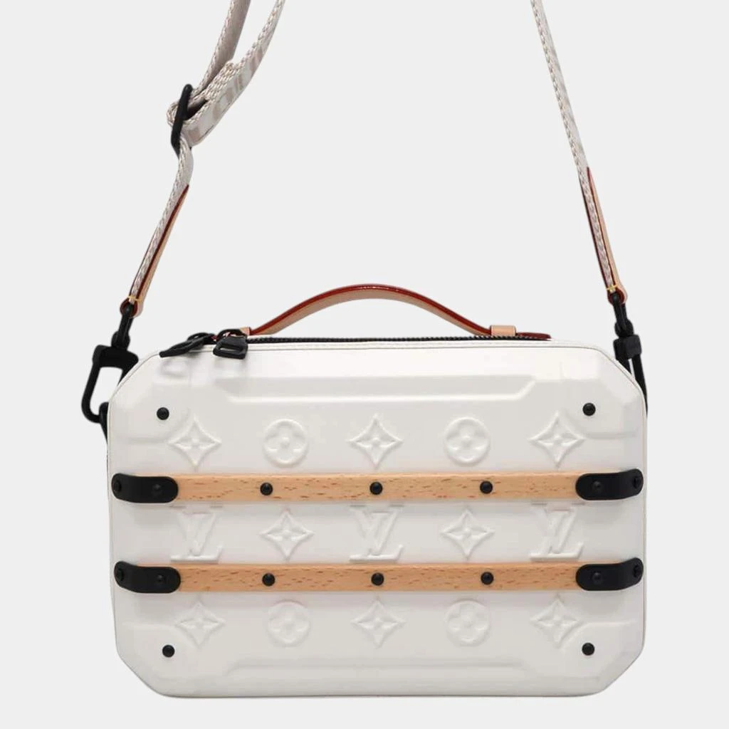 Louis Vuitton Louis Vuitton White/Black Calf Leather future trunk 1