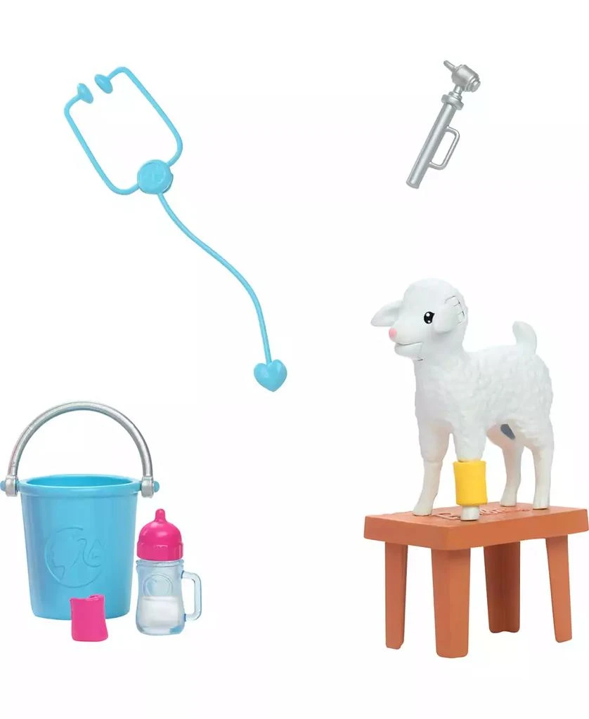 Barbie 65th Anniversary Careers Farm Vet Doll and 10 Accessories Including Lamb with Moving Ears 4