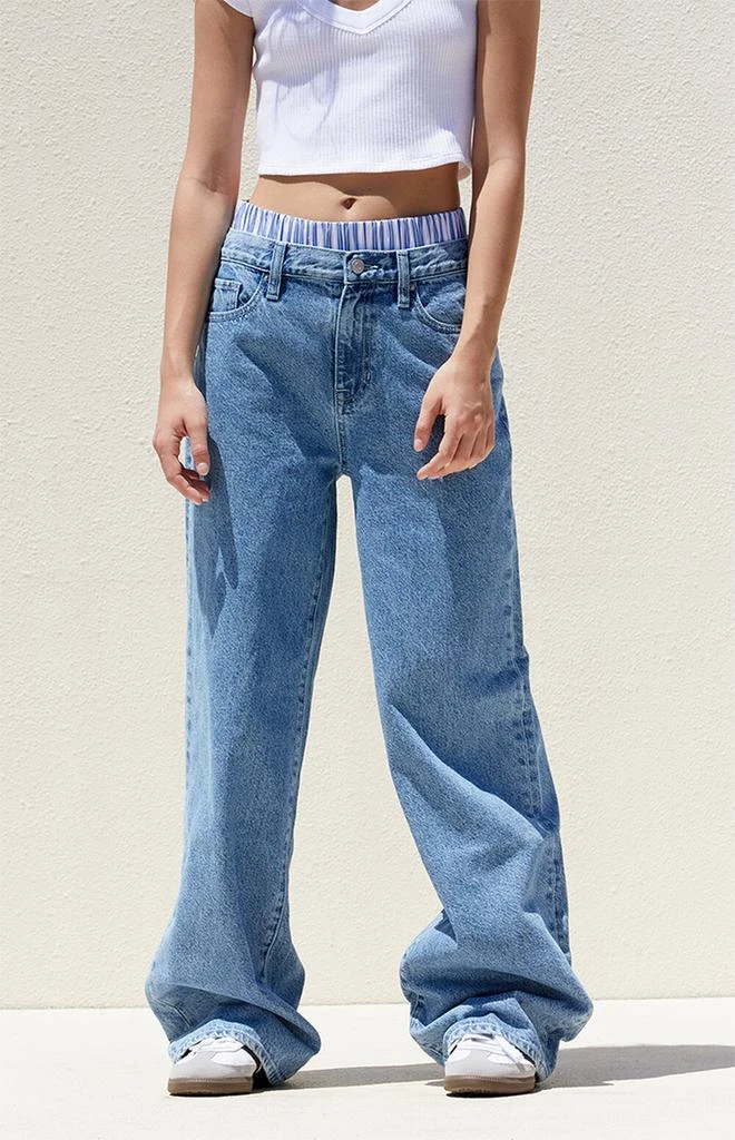 PacSun Medium Indigo Boxer Boyfriend Jeans 3
