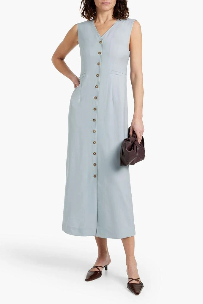 Loulou Studio Idika wool-twill midi dress 2