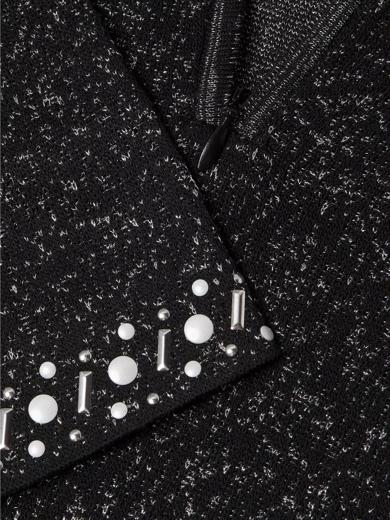 Ming Wang Embellished Mock Turtleneck Tunic Top 6