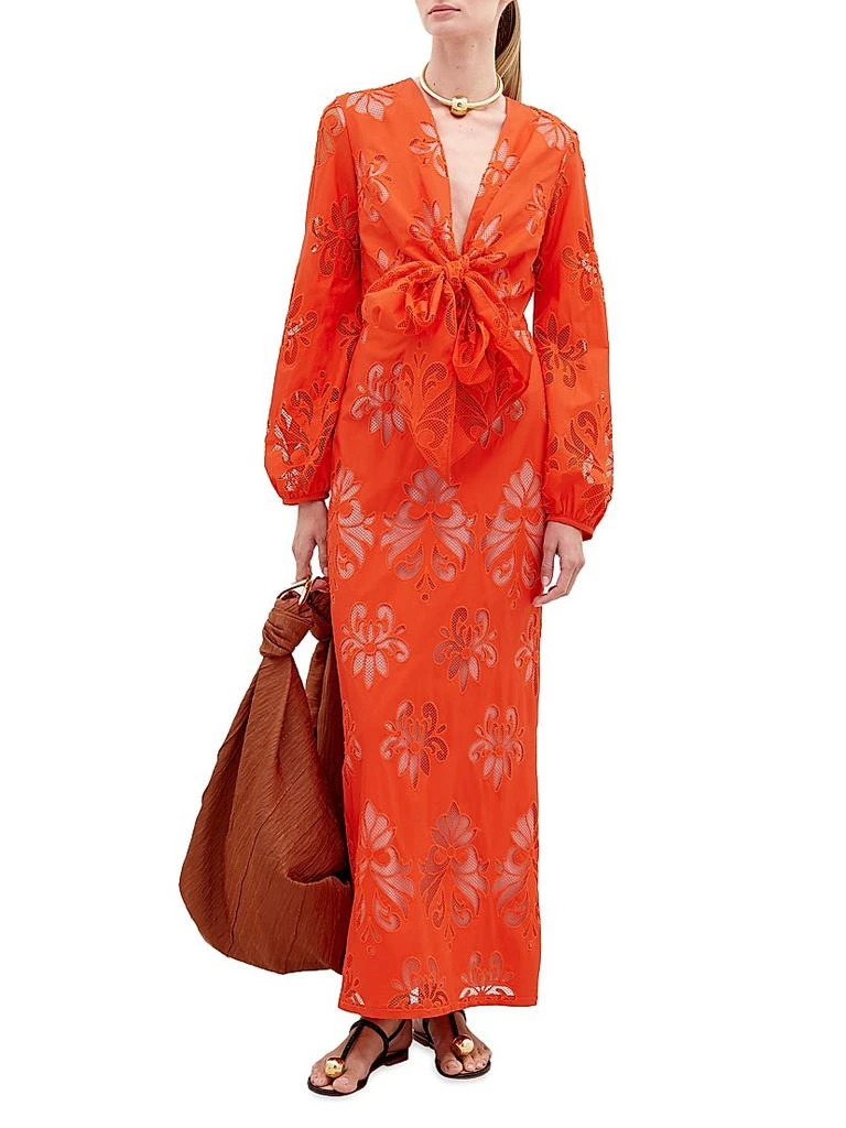 Shop Battia Floral Cotton Tie-Waist Maxi Dress on Sale at BeyondStyle  Get  71% Off Battia Floral Cotton Tie-Waist Maxi Dress with Limited-Time Flash  Deals, Exclusive Discounts, and Special Offers. Enjoy Unbeatable
