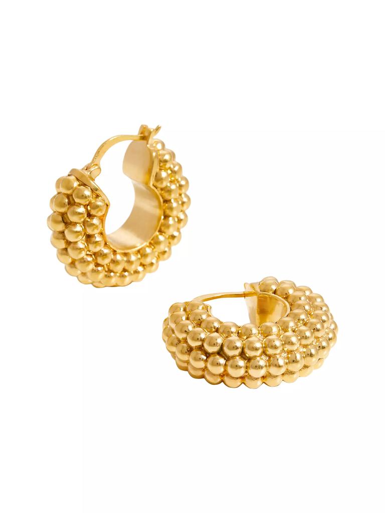 Missoma Baya 18K Gold-Plated Hoop Earrings