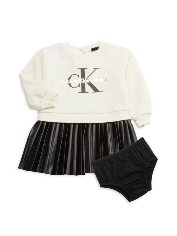 Calvin Klein Baby Girl's 2-Piece Twofer Dress & Bloomers Set 1
