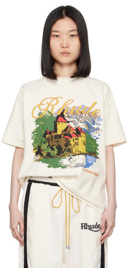 Rhude Off-White 'Chateau Alpes' T-Shirt