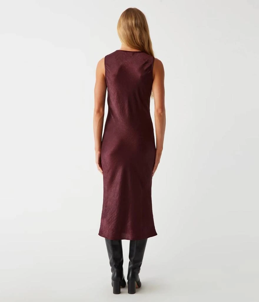 knee length dresses for ladies Lenox Mock Neck Midi Dress