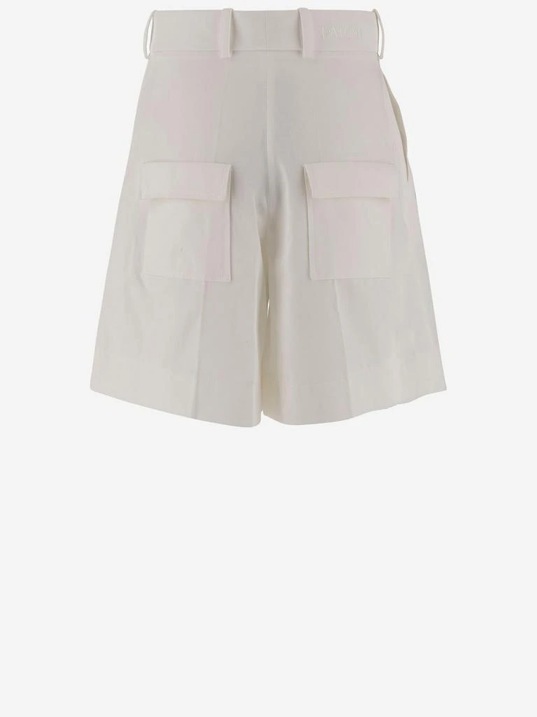 PATOU Patou Tailored Pleated Shorts 2