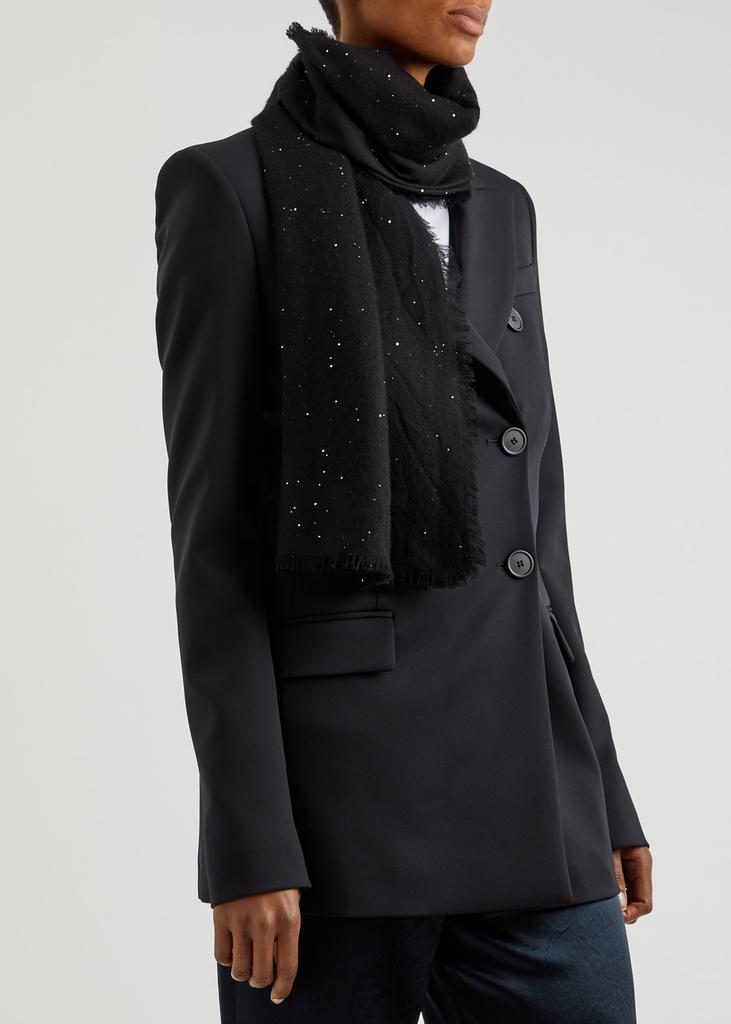 AMA Pure Starlight sequin-embellished cashmere scarf