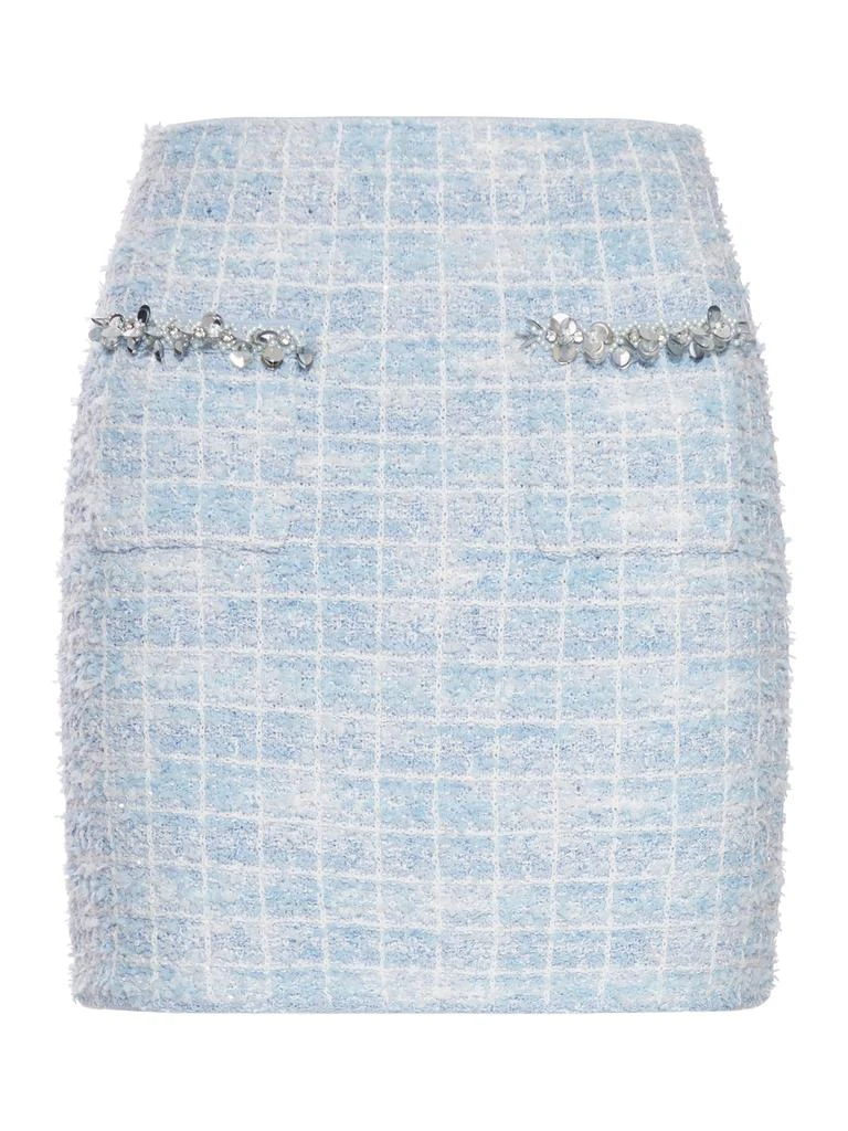 Self-portrait BOUCLE MINI SKIRT 1