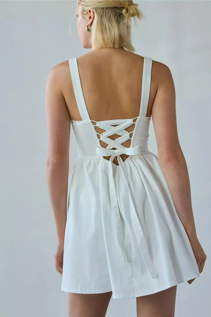 Kiss The Sky Kiss The Sky Belle Tie-Back Corset Mini Dress 5