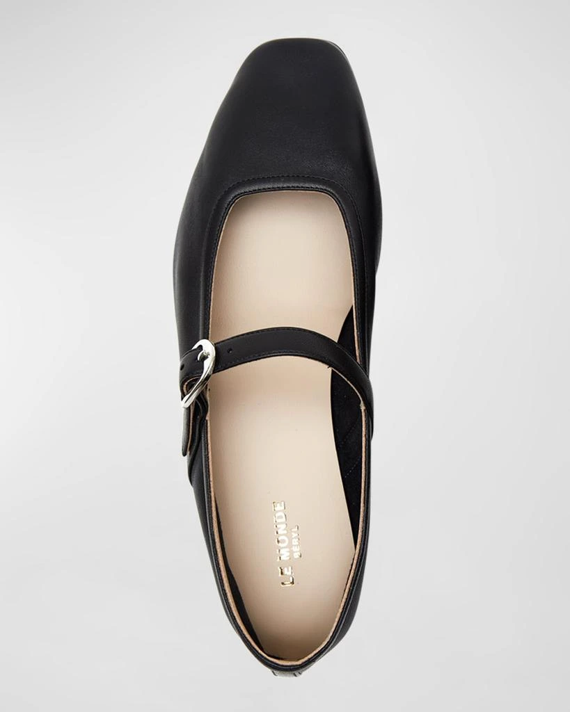Le Monde beryl Leather Mary Jane Ballerina Flats 5