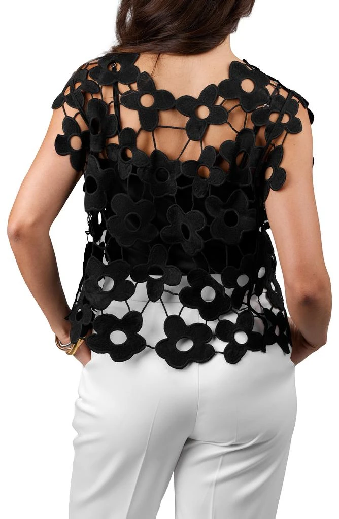 SAACHI Floral Lace Vest 2