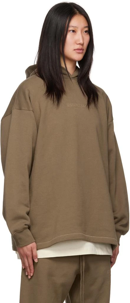 Fear of God ESSENTIALS Brown Relaxed Hoodie 2